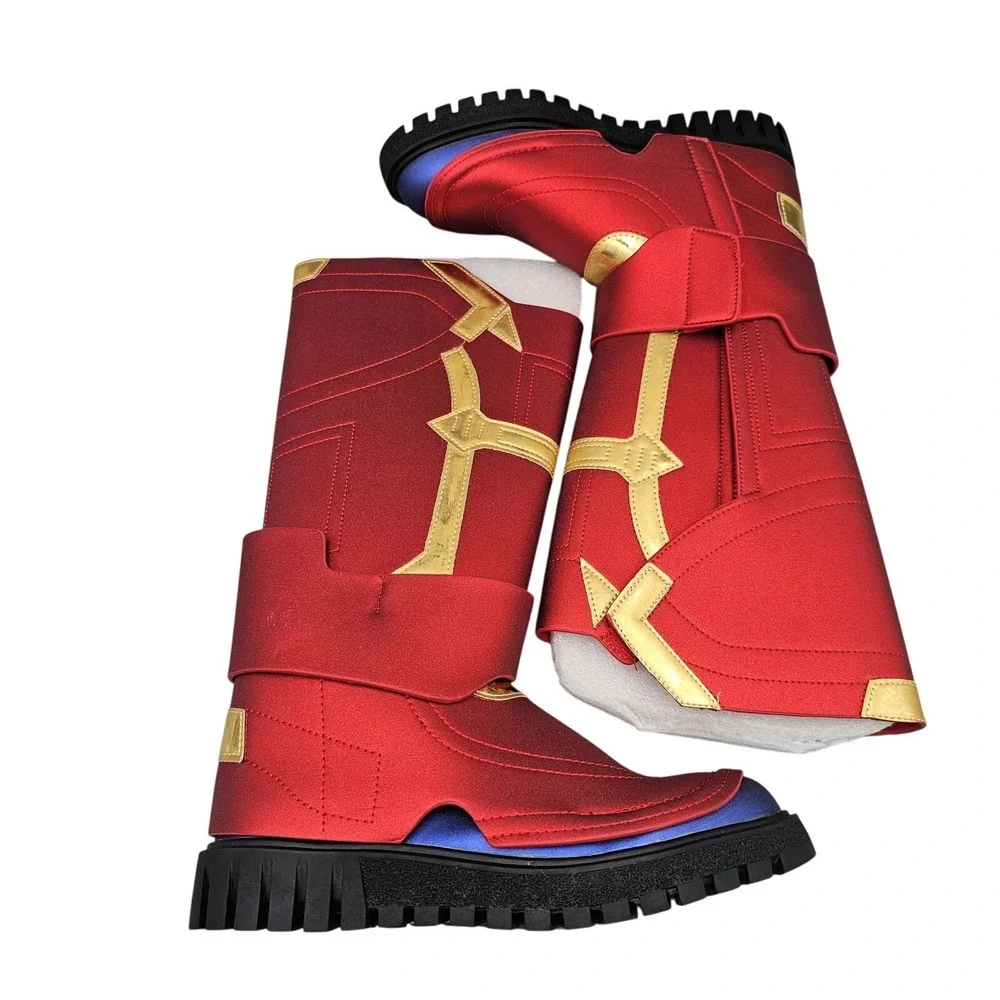 Rubie's Women's Size 9 Captain Marvel‎ Boots Cosplay Costume Dress Up Outfit - Picture 6 of 7